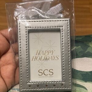 Swarovski Silver Festive Ornament Frame